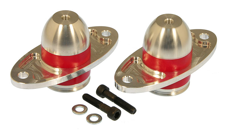 FORD Mustang 4.0L & 4.6L (05-17) Billet Alumimum and Urethane Bullet Motor Mount Kit #6-505