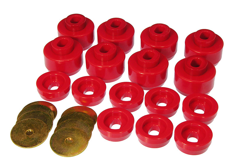 CHEVY/GMC TRUCKS 2WD Silverado & Sierra 1500 – 99-14 All Cabs – 16 Bushing Kit (Oval Hole) #7-141