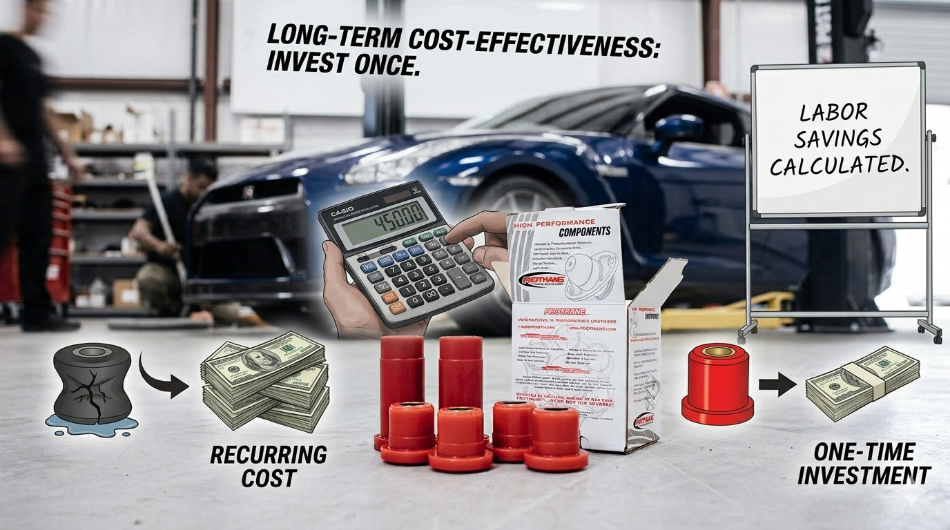 Are Polyurethane Bushings Worth the Investment? Let’s Do the Math